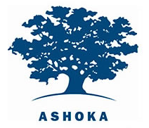 Logo de Ashoka. Reúne y cultiva una comunidad de líderes que reconocen que en el mundo de hoy es necesario que todos seamos agentes de cambio